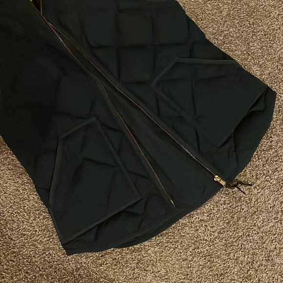 JCREW Puffer vest with snap pockets navy small - Picture 2 of 6